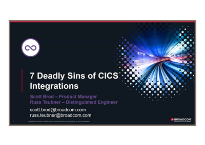 December 2024 – The 7 Deadly Sins of CICS Integrations